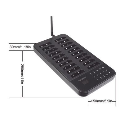 Sistema de notificación inalámbrico para restaurantes pequeños, camiones de comida y restaurantes de comida rapida