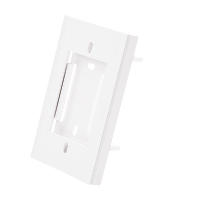 Soporte y tapa universal color blanco de PVC auto extinguible, para canaleta TEK100 (5595-10001)