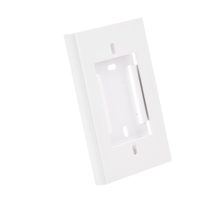 Soporte y tapa universal color blanco de PVC auto extinguible, para canaleta TEK100 (5595-10001)