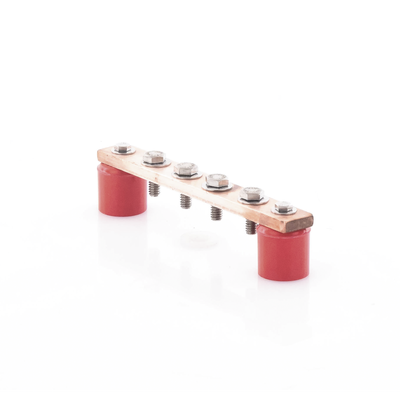 Barra de Unión de Cobre de 4 contactos
