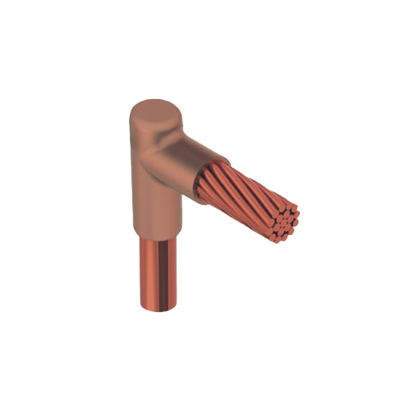 Molde para Soldadura Exotermica Tipo L, tope varilla 1/2 In a Cable 1/0 Awg.