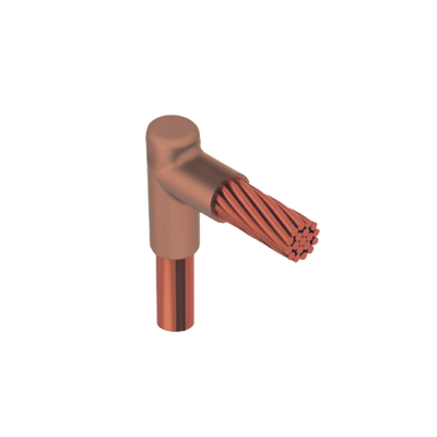 Molde para Soldadura Exotérmica Tipo L, tope varilla 5/8 In a Cable 2/0 Awg.