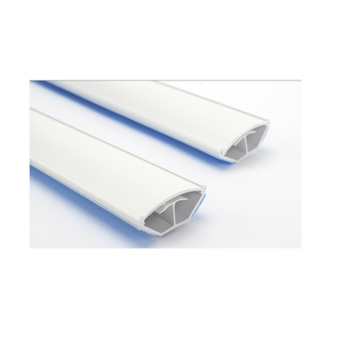 El Kit de Canaleta 90° Sin División Ideal Para Organizar y Ocultar cables en esquinas o en instalaciones con ángulos de 90°., Con Cinta Adhesiva Para una Instalación Más Rápida, (5601-01260)