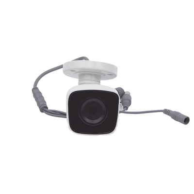 Bala TURBOHD 2 Megapíxeles (1080p) / Gran Angular 103° / Lente 2.8 mm / IR EXIR Inteligente 20 mts / Exterior IP66 / dWDR / TVI-AHD-CVI-CVBS
