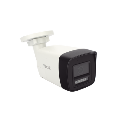 [Audio Bidireccional + Dual Light + ColorVu] Bala TURBOHD 2 Megapixel (1080p) / Lente 2.8 mm / 30 mts IR EXIR + 20 mts Luz Blanca / Micrófono y Bocina Integrado / Exterior IP67 / Metal / dWDR