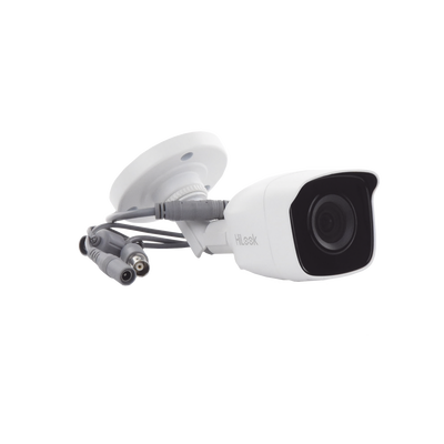 Bala TURBOHD 5 Megapíxel / Lente 2.8 mm (85° de Visión) / Exterior IP66 / IR EXIR 20 mts / TVI-AHD-CVI-CVBS/ Metal