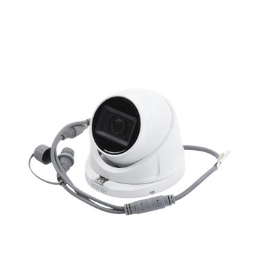 Turret TURBOHD 2 Megapixel (1080p) / Gran Angular 106° / Lente 2.8 mm / Audio por Coaxitron / 30 mts IR EXIR / Exterior IP66 / 4 Tecnologías / dWDR