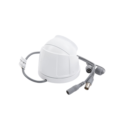 Turret TURBOHD 2 Megapixel (1080p) / Gran Angular 106° / Lente 2.8 mm / Audio por Coaxitron / 30 mts IR EXIR / Exterior IP66 / 4 Tecnologías / dWDR