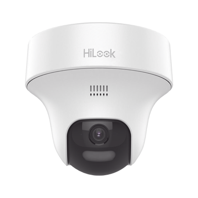 [Audio Bidireccional + Dual Light + ColorVu] Turret PT TURBOHD 2 Megapixel (1080p) / Lente 2.8 mm / 25 mts IR EXIR + 20 mts Luz Blanca / Micrófono y Bocina Integrado / dWDR