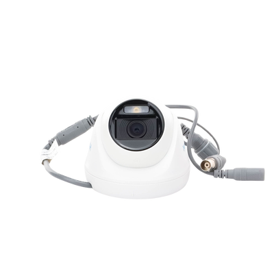 Turret TURBOHD 1080p / Imagen a Color 24/7 / Lente 2.8 mm / ColorVu Lite / Luz Blanca 20 mts / Uso en Interior / Policarbonato