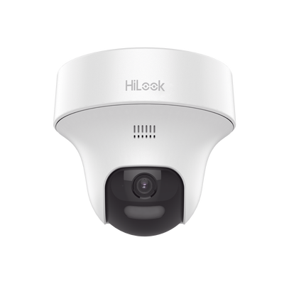 [Audio Bidireccional + Dual Light + ColorVu] PT TURBOHD 3K (5 Megapíxel) / Lente 2.8 mm / 25 mts IR EXIR + 20 mts Luz Blanca / Micrófono y Bocina Integrado  / dWDR / Uso Interior / Plástico