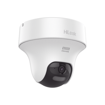 [Audio Bidireccional + Dual Light + ColorVu] PT TURBOHD 3K (5 Megapíxel) / Lente 2.8 mm / 25 mts IR EXIR + 20 mts Luz Blanca / Micrófono y Bocina Integrado  / dWDR / Uso Interior / Plástico