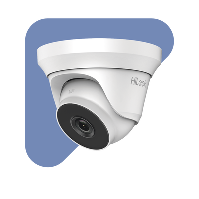 Turret TURBOHD 2 Megapixel (1080p) / Gran Angular 103 / Lente 2.8 mm / Audio por Coaxitron / 40 mts IR EXIR / Exterior IP66 / 4 Tecnologías / dWDR / Metal