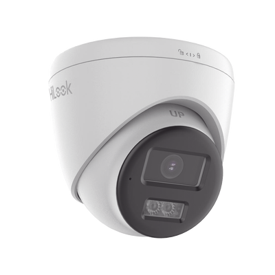 [Audio Bidireccional + Dual Light + ColorVu] Turret TURBOHD 2 Megapixel (1080p) / Lente 2.8 mm / 40 mts IR EXIR + 40 mts Luz Blanca / Micrófono y Bocina Integrado / Exterior IP67 / dWDR