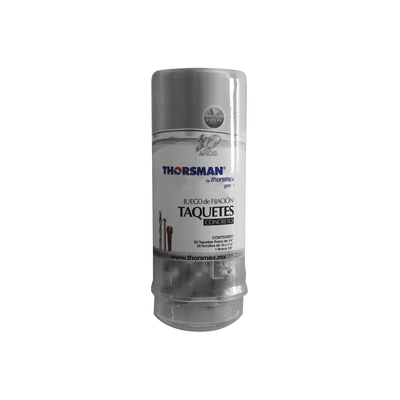 Juego de fijación incluye taquetes y tornillos para concreto (3601-00001)