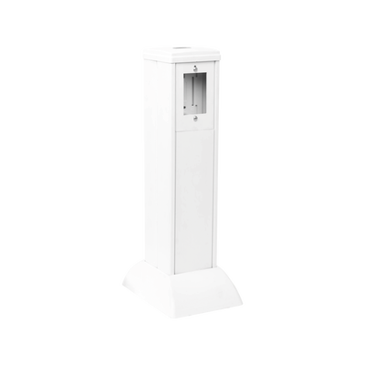 Mini columna para concentrar, distribuir y ordenar cables de energía eléctrica o puertos de datos de telecomunicaciones (10000-01000)