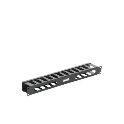 Organizador de cables horizontal de 19", 1UR