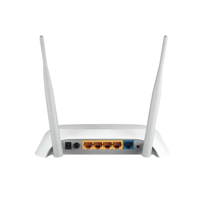 Router inalámbrico  3G/4G, 300 Mbps 1 puerto USB (3G/4G), 1 puerto WAN 10/100 Y 4 puertos LAN 10/100, 2 antenas omnidireccionales de 5 dBi