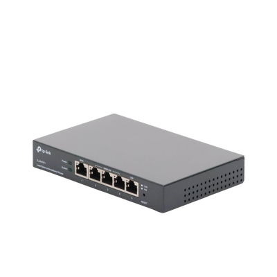 Router Balanceador de Carga Multi-Wan, 1 puerto LAN 10/100 Mbps, 1 puerto WAN 10/100 Mbps, 3 puertos Auto configurables LAN/WAN, Sesiones Concurrentes 10,000 para Pequeña Oficina