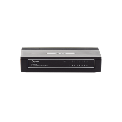Switch no administrable de 16 puertos 10/100 Mbps para escritorio