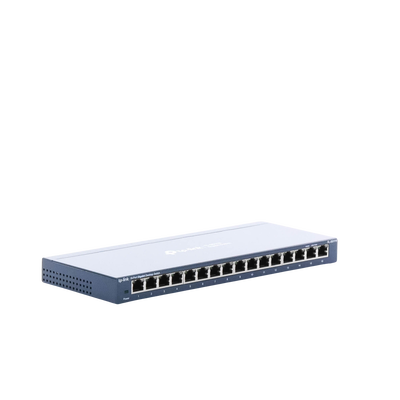 Switch Gigabit no administrable de 16 puertos 10/100/1000 Mbps para escritorio