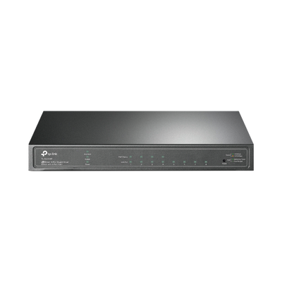 Switch PoE JetStream SDN Administrable 8 puertos 10/100/1000 Mbps, 4 puertos PoE, 62W, administración centralizada OMADA SDN
