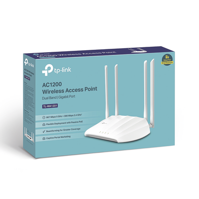 Router Inalámbrico WISP, 2.4 GHz, 300 Mbps, 3 antenas externas omnidireccional 5 dBi, 4 Puertos LAN 10/100 Mbps, 1 Puerto WAN 10/100 Mbps, IPTV, IPV6