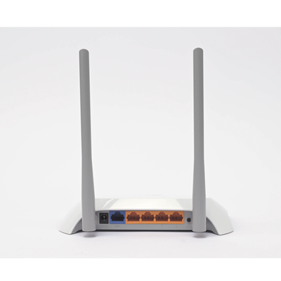 Router Inalámbrico WISP, 2.4 GHz, 300 Mbps, 2 antenas externas omnidireccional 5 dBi, 4 Puertos LAN 10/100 Mbps, 1 Puerto WAN 10/100 Mbps, control de ancho de banda