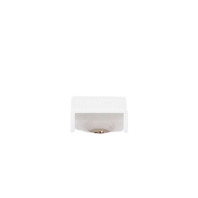 Tapa final color blanco de PVC auto extinguible,  para canaletas TMK1020, TMK1020SD, TMK1020CD (5190-02001)