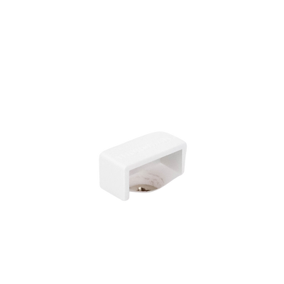 Tapa final color blanco de PVC auto extinguible,  para canaletas TMK1020, TMK1020SD, TMK1020CD (5190-02001)
