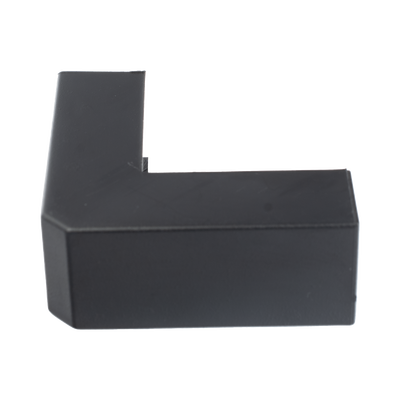 Esquinero Exterior Color Negro de PVC Auto Axtinguible, Para Canaleta TMK-1720-N-CC (5210-02003)