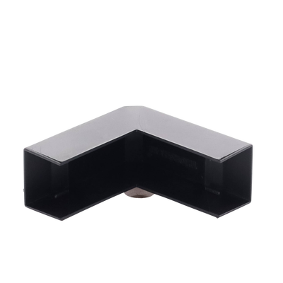 Esquinero Exterior Color Negro de PVC Auto Axtinguible, Para Canaleta TMK-1720-N-CC (5210-02003)