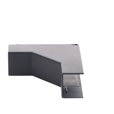 Esquinero Interior Color Negro de PVC Auto Axtinguible, Para Canaleta TMK-1720-N-CC (5220-02003)