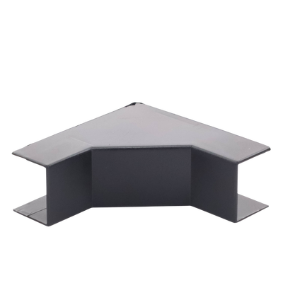 Esquinero Interior Color Negro de PVC Auto Axtinguible, Para Canaleta TMK-1720-N-CC (5220-02003)