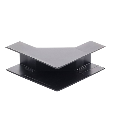 Esquinero Interior Color Negro de PVC Auto Axtinguible, Para Canaleta TMK-1720-N-CC (5220-02003)