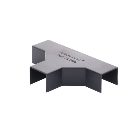 Sección en "T" Color Negro de PVC Auto Extinguible, Para Canaleta TMK-1720-N-CC (5240-02003)