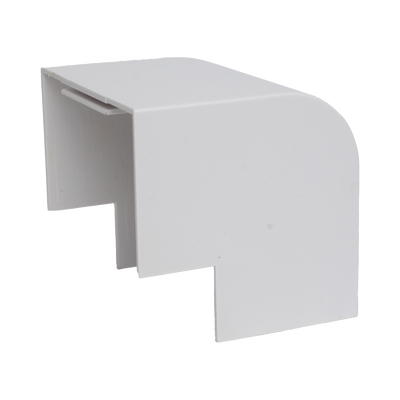 Esquinero Exterior Color Blanco de PVC Auto Axtinguible, Para Canaleta TMK-4577 (5510-02001)