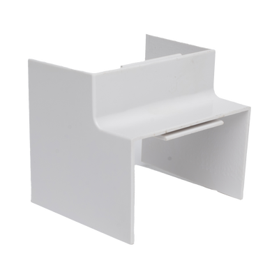 Esquinero Interior Color Blanco de PVC Auto Axtinguible, Para Canaleta TMK-4577 (5520-02001)