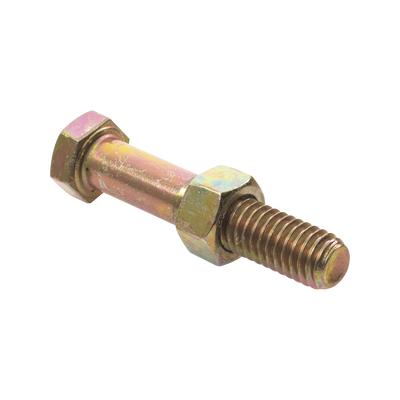 Paquete de 6 Tornillos Grado 5 con Tuercas Tropicalizadas de 3/8" x 2".