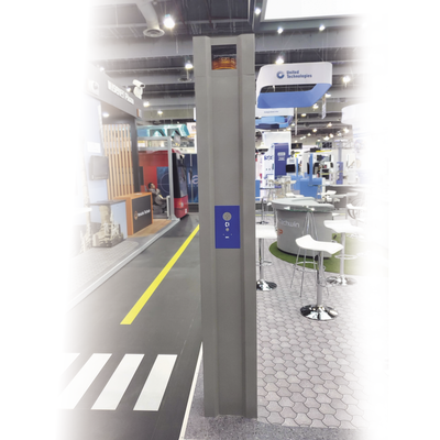 Gabinete tipo Torre para Sistema de Alerta  Mediante Equipo Fanvil I12-N-01P y estrobo (No incluidos).