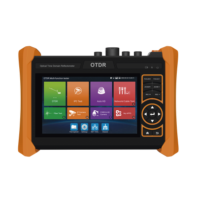 Tester Profesional OTDR y Video | Fibra Óptica | Cámaras IP | Cableado y Redes| Pantalla 5.4" Táctil | Soporta 4K/8K | HDMI/VGA | Medidor Potencia Óptica | Alcance 150KM | Localizador Fallos VFL | PoE Integrado | WiFi | In