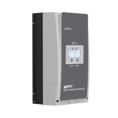 Controlador Solar MPPT 100A 12/24/36/48V, Máximo Voltaje de Circuito Abierto Voc 200Vcc, Configurable para Baterías de Litio