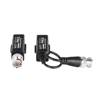 Kit de Transceptores (Baluns) con TERMINALES TIPO TORNILLO, Resolución 4K, Cable flexible COAXIAL Blindado  / COAXITRON / AUDIO POR COAXITRON / Menu OSD /Conector 100% COBRE / Calidad PREMIUM.