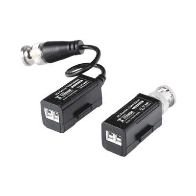 Kit de Transceptores (Baluns) con TERMINALES TIPO TORNILLO, Resolución 4K, Cable flexible COAXIAL Blindado  / COAXITRON / AUDIO POR COAXITRON / Menu OSD /Conector 100% COBRE / Calidad PREMIUM.