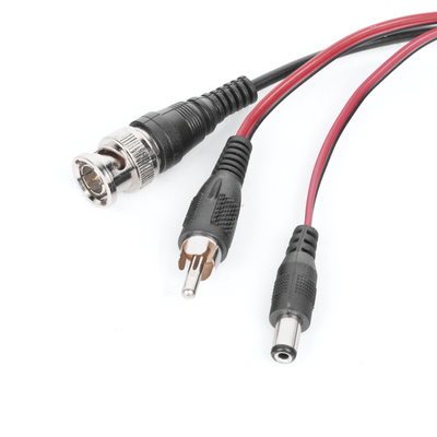 Kit de transceptores activos, envía alimentación 12V/24Vcc/AC, video y audio a una distancia de hasta 150 m en 4K para aplicaciones de video por UTP Cat 5e / 6 en alta definición.