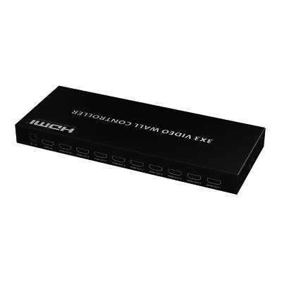 Controlador de video Wall | 1 entrada de fuente fuente HDMI a 9 salidas HDMI | 3x3 | 4K60Hz.