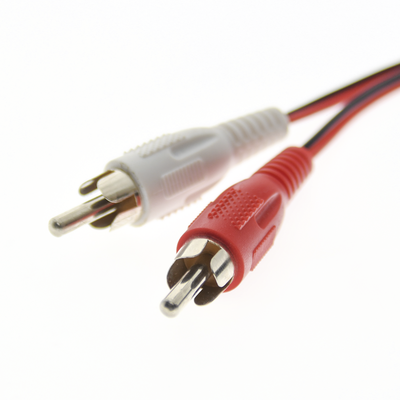 Balun Extensor de audio analogo estereo RCA a RJ45  / Distancia 800 mts/  Cable CAT5-6 / Conector 100% COBRE / protección TVS, Calidad PREMIUM