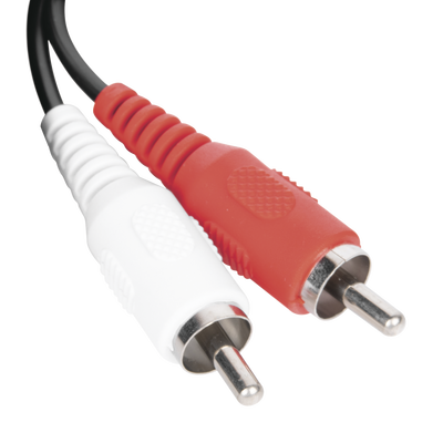 Cable RCA macho a macho de 1 metro de longitud, para aplicaciones de audio y video optimizado para HD.