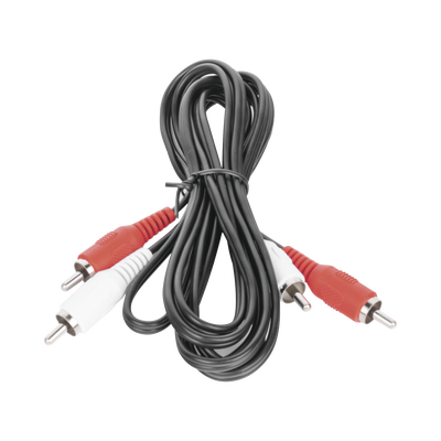 Cable RCA Macho a Macho de 2 Metros de Longitud / Aplicaciones de Audio y Video Optimizado para HD.