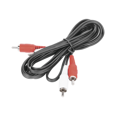 Cable RCA Macho a Macho de 2 Metros de Longitud / Aplicaciones de Audio y Video Optimizado para HD.